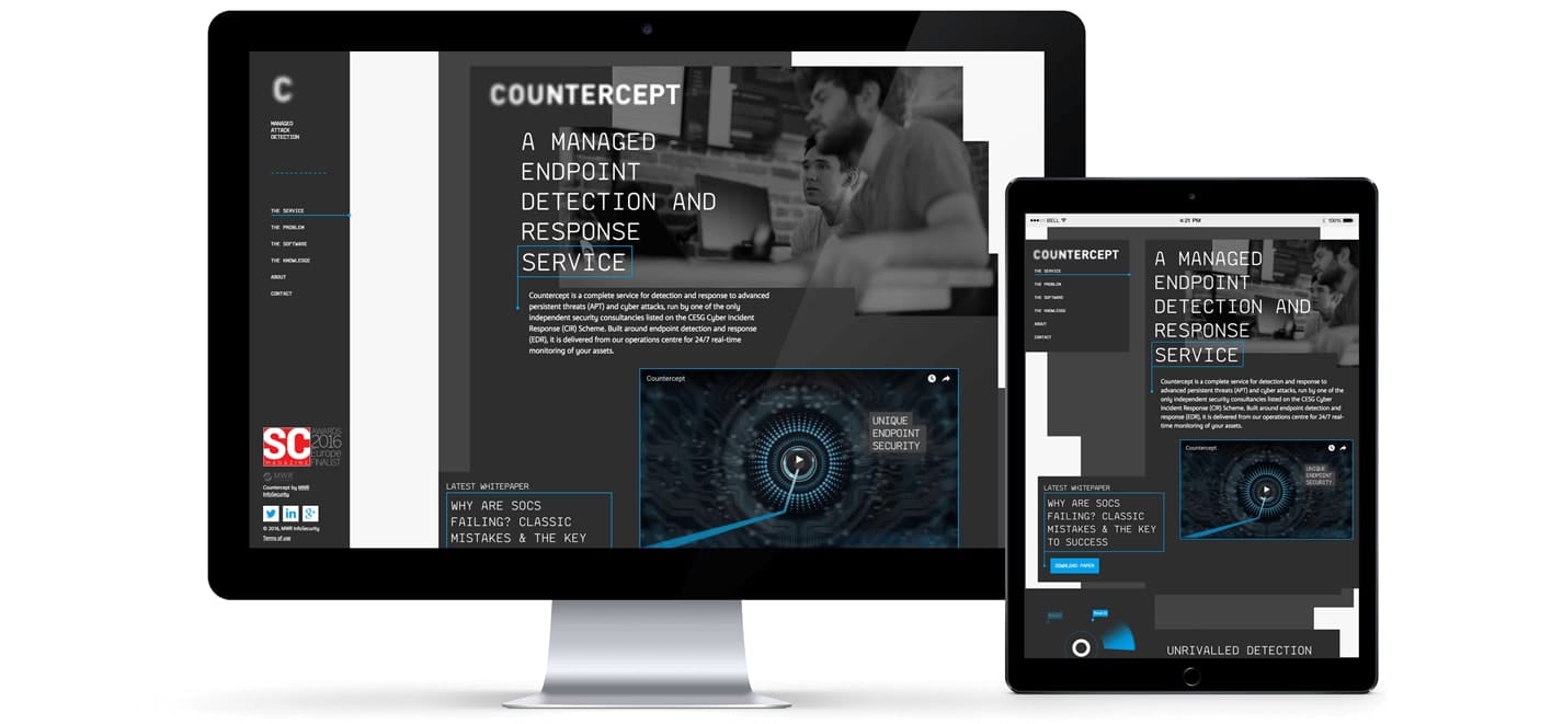 Countercept website sample