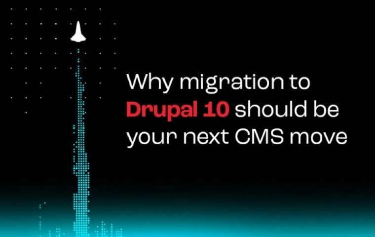 Why migration to Drupal 10 should be your next enterprise CMS move white paper graphic